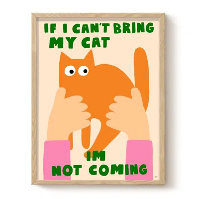 The Paper Tail Bring My Cat - Art Print - Medium