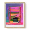The Paper Tail Cat In The Window - Art Print - Large
