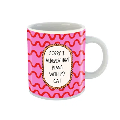 The Paper Tail Cat Plans Coffee Mug