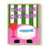 The Paper Tail Cats Dine - Art Print - Large In Multi