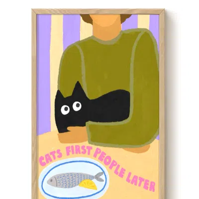 The Paper Tail Cats First - Art Print - Large