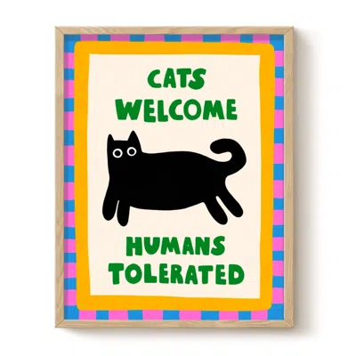 The Paper Tail Cats Welcome - Art Print - Medium