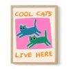 The Paper Tail Cool Cats - Art Print - Medium