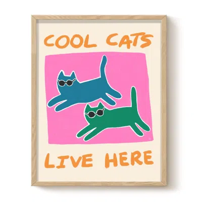 The Paper Tail Cool Cats - Art Print - Medium