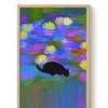 The Paper Tail Drinking Cat - Art Print - Large