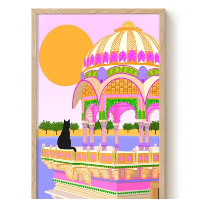 The Paper Tail India Cat - Art Print - Large
