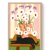 The Paper Tail Judge You - Cat Art Print - Medium
