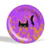 The Paper Tail Lavender Field Cat - Ceramic Plate