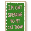 The Paper Tail Only Speaking To My Cat - Art Print - Medium