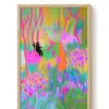 The Paper Tail Swinging Cat - Art Print - Large