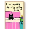 The Paper Tail Waiting Cat - Art Print - Large
