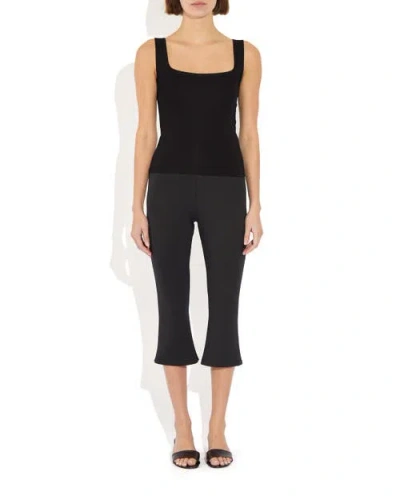 The Park Allison Capri Pant In Black