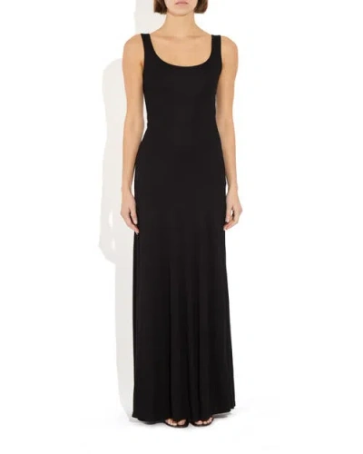 The Park Annie Jersey Maxi Dress In Black