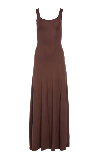 The Park Annie Dress In Brown