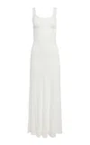The Park Annie Jersey Maxi Dress In White