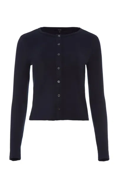 The Park Arely Cardigan In Navy