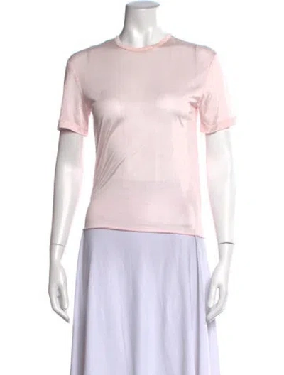Pre-owned The Park Crew Neck Short Sleeve T-shirt In Pink
