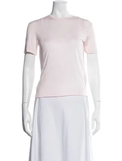 Pre-owned The Park Crew Neck Short Sleeve T-shirt W/ Tags In Pink