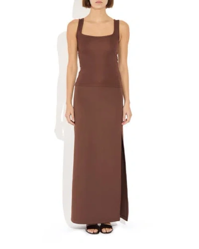 The Park Hailey Skirt In Brown