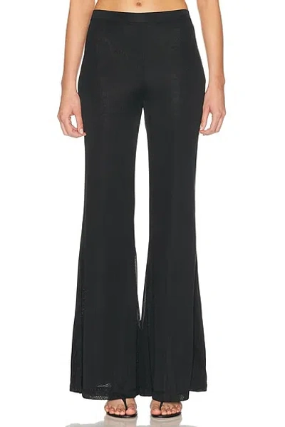 The Park Jane Flare Leg Pant In Black