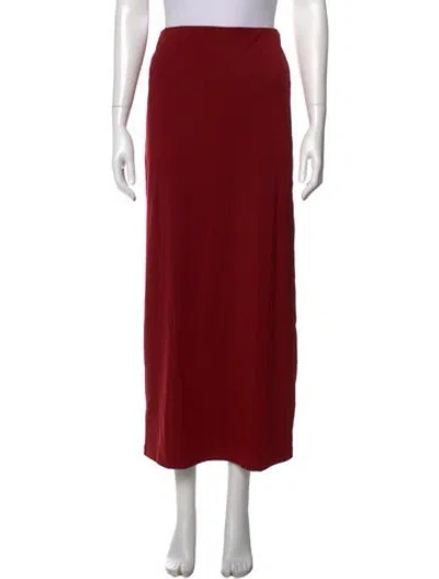 Pre-owned The Park Long Skirt In Red