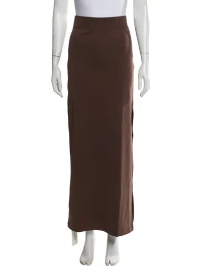 Pre-owned The Park Long Skirt W/ Tags In Brown