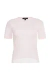 The Park Luna Semi-sheer Lyocell Tee In Multi