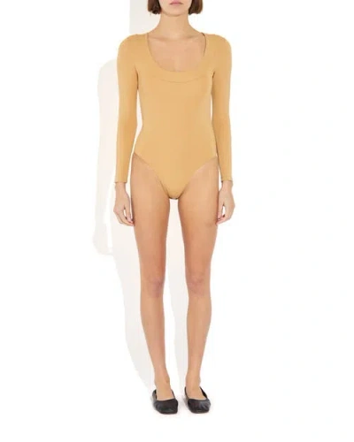 The Park Maranda Bodysuit In Brown