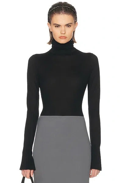The Park Marshall Turtleneck Sweater In Black