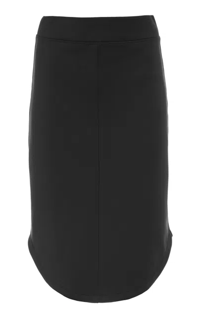 The Park Rose Midi Skirt In Black