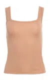 The Park Sawyer Jersey Tank In Brown