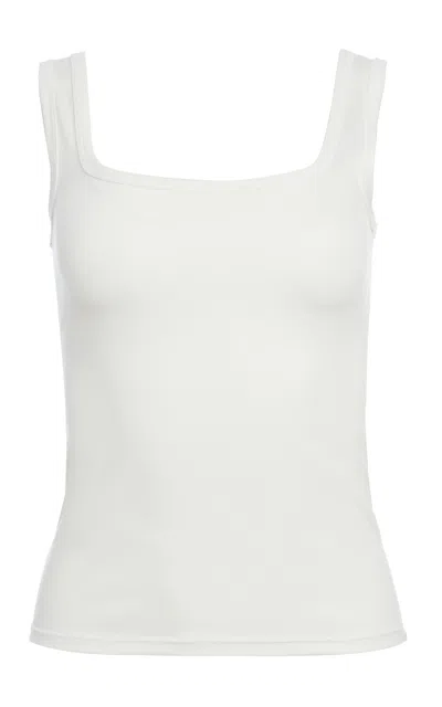 The Park Sawyer Jersey Tank In White