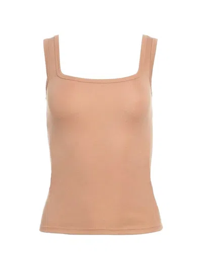 The Park Sawyer Square-neck Tank Top In Animal Print