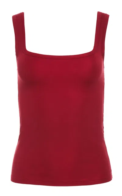The Park Sawyer Tank In Burgundy