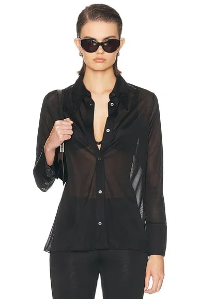 The Park Serge Shirt In Black