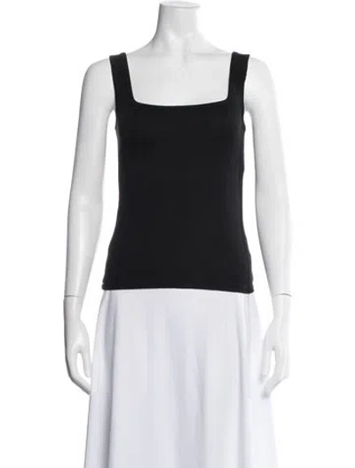 Pre-owned The Park Square Neckline Sleeveless Top W/ Tags In Black
