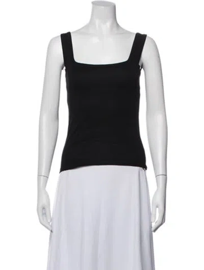 Pre-owned The Park Square Neckline Sleeveless Top W/ Tags In Black/white