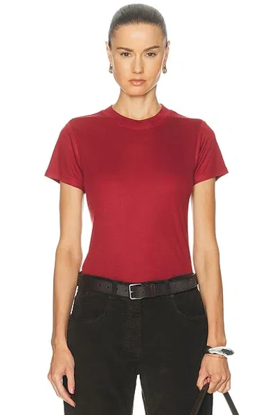 The Park Willa High Neck 90's Tee In Animal Print