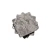 The Parmatile Shop Brown Fossil Marble Coaster Set In Brown