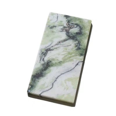 The Parmatile Shop Green River Jade Marble Vanity Tray
