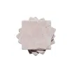 The Parmatile Shop Orange Palm Court Marble Coaster Set In Orange