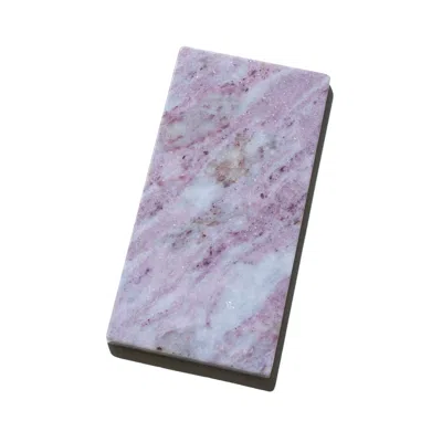 The Parmatile Shop Pink / Purple Milky Galaxy Marble Vanity Tray In Multi