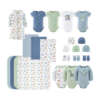 The Peanutshell 0-3m Baby Saurus Baby Unisex 23-pc. Baby Clothing Set In Multi