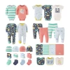 The Peanutshell 0-3m Happy Camper Baby Boys 30-pc. Baby Clothing Set In Multi