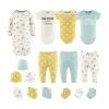 The Peanutshell 0-3m Sunny Side Up Baby Unisex 16-pc. Baby Clothing Set In Multi