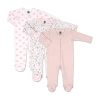 The Peanutshell Baby Girls 3-pc. Sleep And Play In Multi