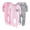 The Peanutshell Baby Girls 3-pc. Sleep And Play In Multi