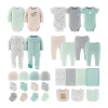 The Peanutshell Basics Baby Unisex 30-pc. Baby Clothing Set In Green