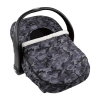 The Peanutshell Black Camo Car Seat Covers In Black