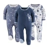 The Peanutshell Blue Safari Baby Boys 3-pc. Sleep And Play In Multi